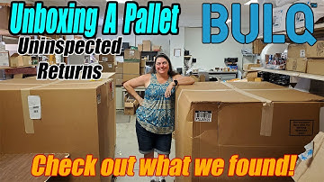 Unboxing a Bulq.com Pallet of Uninspected Returns - Check out what we Got!!!