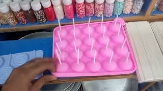 Silicone Lollipops Mold & Bakeable Sticks