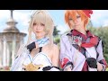 【動画で見るコスプレ】美人コスプレイヤーが魅せる「原神」蛍　タルタリヤ【acosta!鶴舞公園】