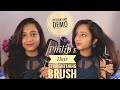 Testing out the new philips hair straightening brush | Review and Demo | Slay with Makeup