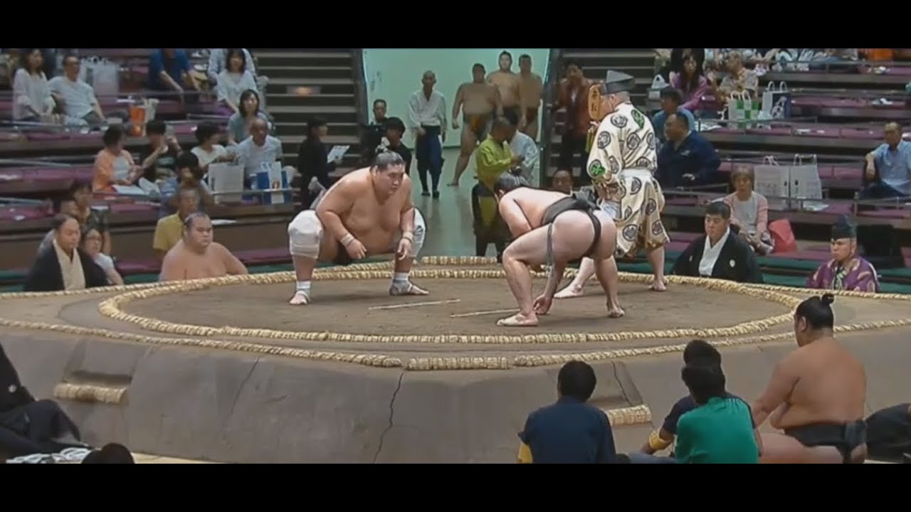 sydney schneider Terunofuji 照ノ富士 v Kitaharima Sumo day 4, 11 September 2019