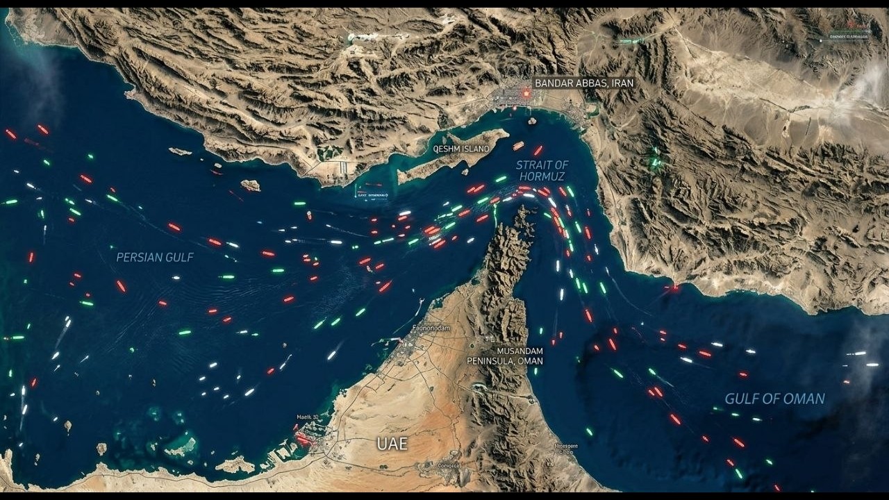 Strait of Hormuz Appears to be closed - YouTube