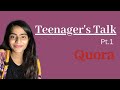 Teenagers talk by manu m musings of manu  teenagers teenage