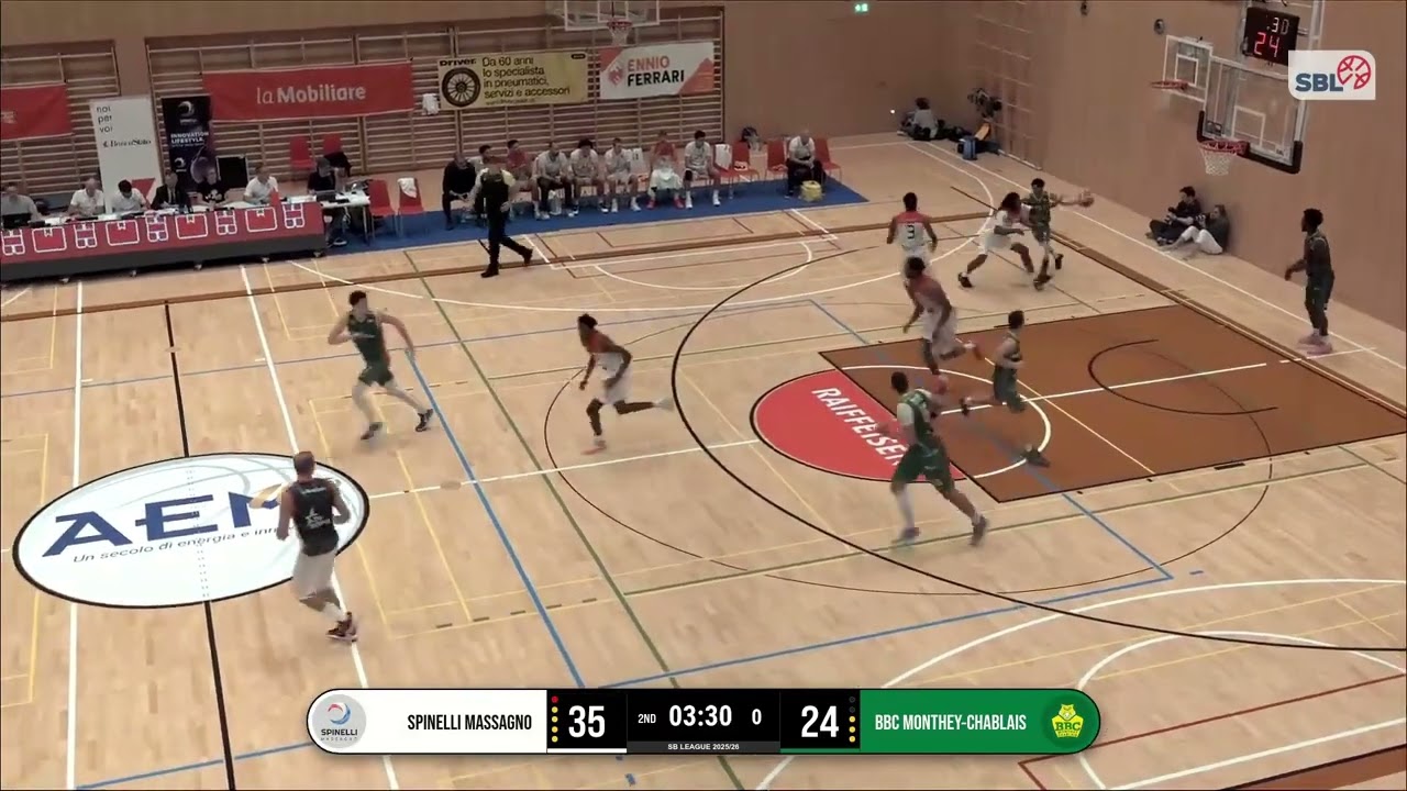 SB League｜ Highlights - Day 3: SPINELLI MASSAGNO vs. MONTHEY