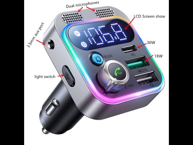 JOYROOM JR-CL16 48W Car Wireless FM Transmitter-MP3 player 