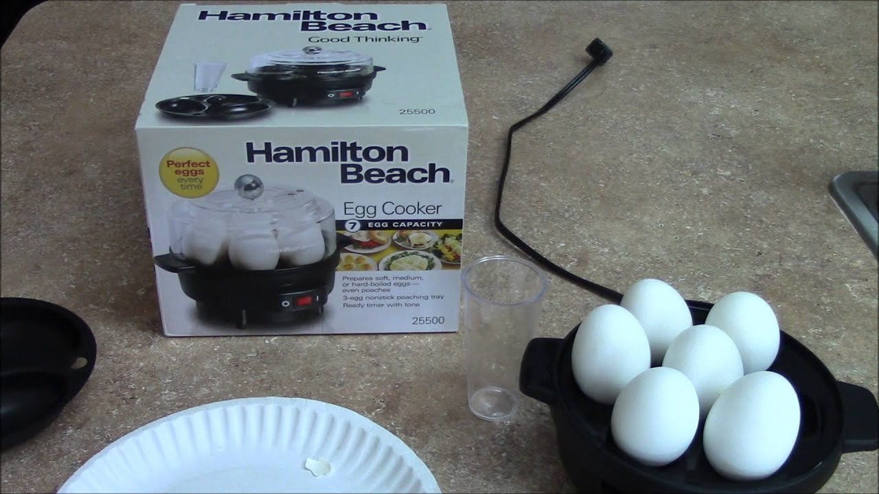 Hamilton Beach Egg Cooker Review - YouTube