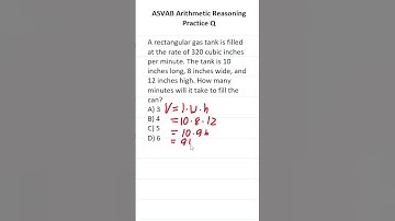 ASVAB/PiCAT Arithmetic Reasoning Practice Test Q: Volume #acetheasvab with #grammarhero #afqt