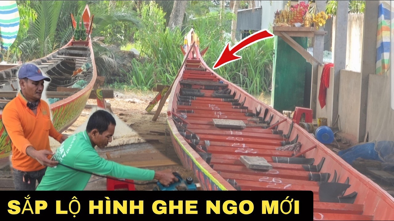 Chùa Munisrakeo Đóng Ghe Ngo Mới – Sắp Lộ Siêu Phẩm | New Ngo Boat Taking Shape at Munisrakeo Pagoda