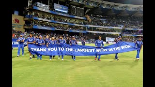 Last Lap Of Honour | Wankhede 2019 | Mumbai Indians