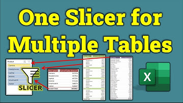Connect One Slicer to Multiple Pivot Tables | Excel Tutorial
