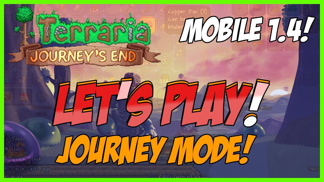 Terraria Mobile 1.4 Let's Play - Journey Mode! [1] - YouTube