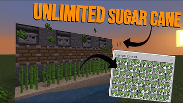 How To Build - Automatic Sugar Cane Farm - Minecraft [1.17-1.18] - Simple & Fast - by JulesGamer