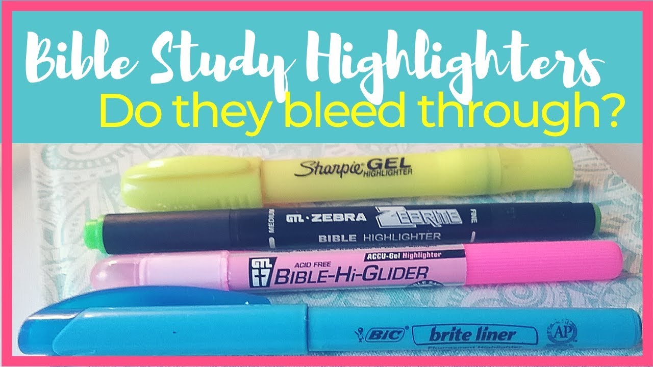 10 Best Bible Highlighters Reviewed and Rated in 2022 - Art Ltd 