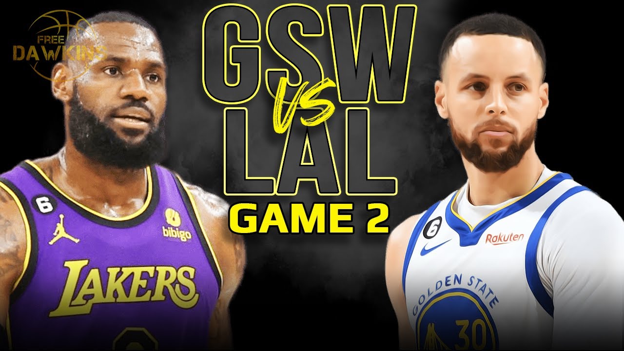 Golden State Warriors vs Los Angeles Lakers Game 2 Full Highlights 2023 WCSF FreeDawkins