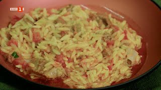 картинка: Критараки с телешко и паста с аншоа и калмари, „Бързо, лесно, вкусно“ - 14.03.2025