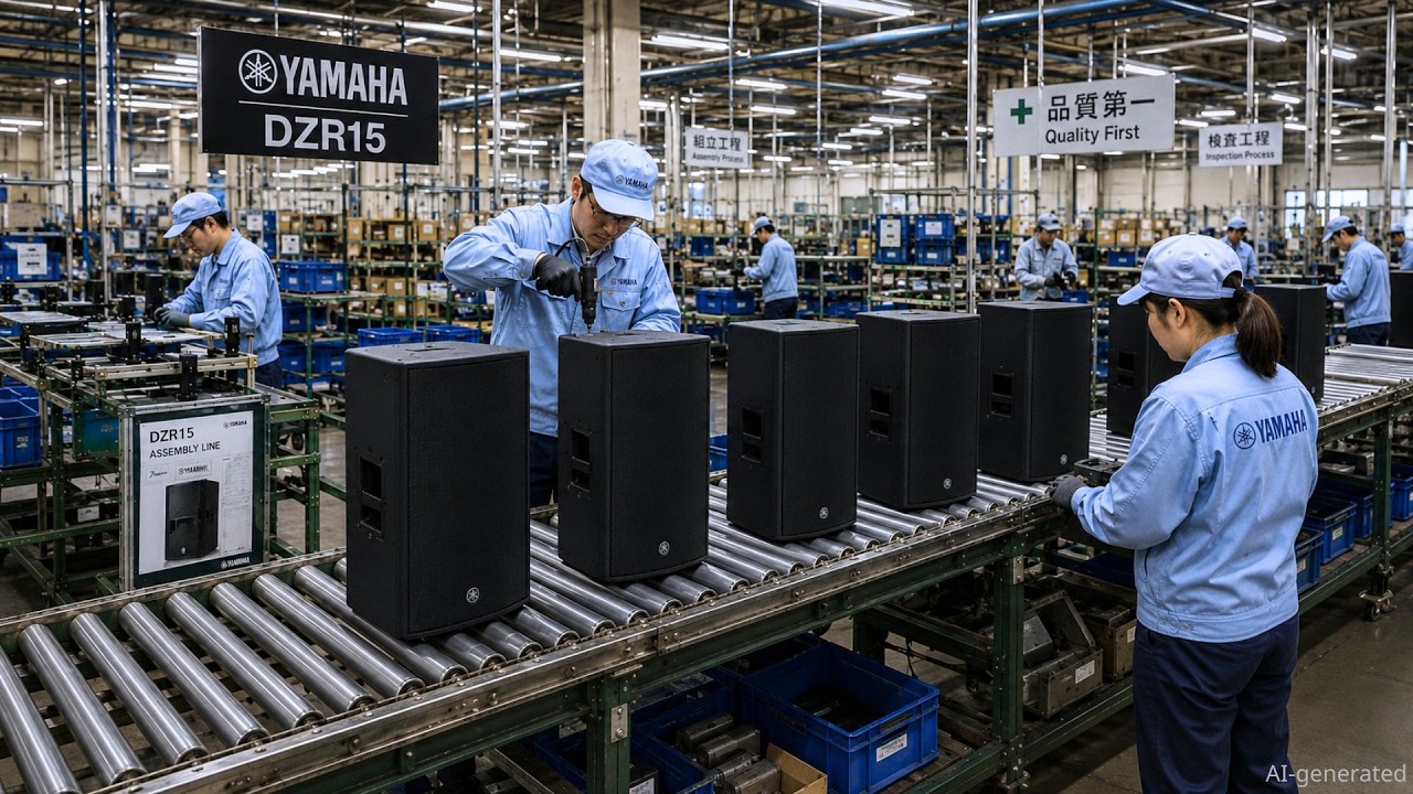 The Making of YAMAHA DZR15: Inside the Speaker Production Line