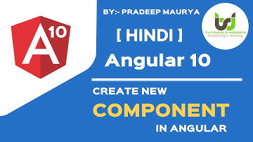 Component in Angular | Use of Component | Angular 10 Tutorials in Hindi | Part-6 | #withMe