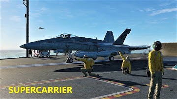 SUPERCARRIER DCS WORLD Ultra Graphics Detailed Video - [DCS 2020]