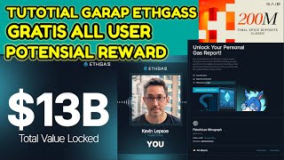 Airdrop Eth Gass Ethereum Project Yg Garap Dikit Potensi Caer | Full Tutorial Untuk Pemula !!