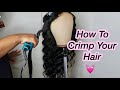 How To Crimp Your Hair Using Bed Head Wave Artist Deep Waver