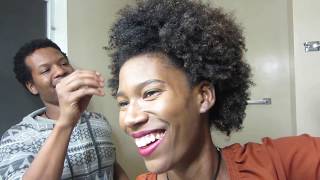 Chatty Cut My Hair w/ Bae | Couples Convo | Back To Black- -Kasheera Latasha