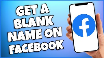 How to get a Blank Name on Facebook | Get A Ghost Name Facebook