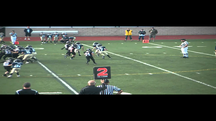 Boespflug backfield tackle - TYF34 vs Liberty.MP4