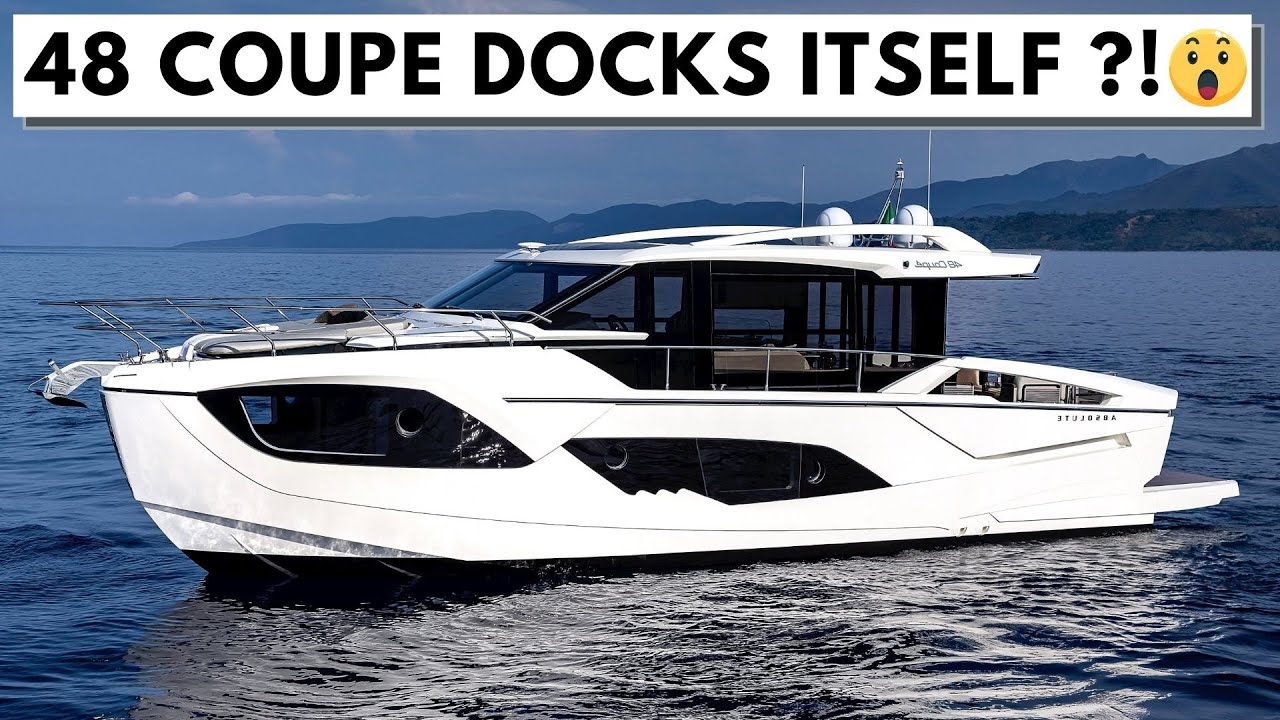 2021 WORLD PREMIERE: €770,000+ ABSOLUTE 48 COUPE Yacht Tour New Model