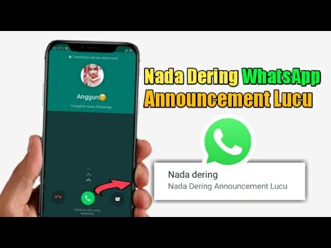 How to Change Whatsapp Ringtones to Announcements or Announcements at the Train Station