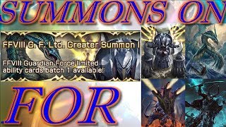 Anniversary + FFVII G.F. Limited Greater Summon Batch 1 - 08/08/19 - Mobius Final Fantasy