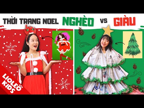 Video THỜI TRANG CÔNG CHÚA GIÁNG SINH GIÀU vs NGHÈO - Chiếc... - youtube