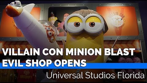 Villain Con Minion Blast Evil Shop Opens | Universal Studios Florida