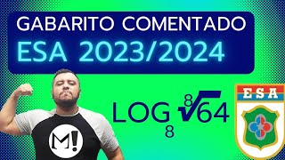 Esa 20232024 Assinale A Alternativa Que Apresenta O Valor De Log8 ⁸64. A 12 B 14 C 18