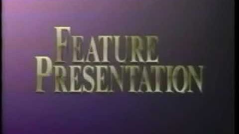 Paramount Feature Presentation and Warning Screen 1990 Logo