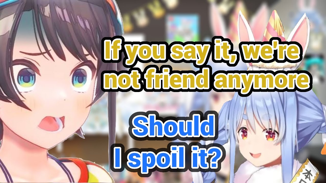 Subaru Almost End Her Friendship with Pekora Because Of This in Pekora Birthday Call in