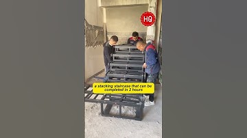 Artistic stacking stairs that can be installed in 2 hours#stairs