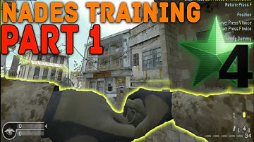 Nades Training Nade Spots Crash Tutorial CoD4 | Successful Nades Stops Cod4 Prommod 2019 | Part 1|