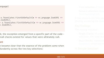 Resolving Null Reference Exception in EF Core Queries