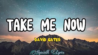 Take Me Now  David Gates s