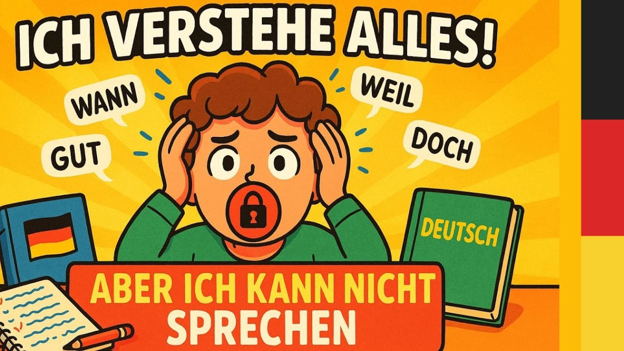 Du kennst deutsche Wörter, aber kannst nicht sprechen? Mach das | Deutsch Lernen Podcast
