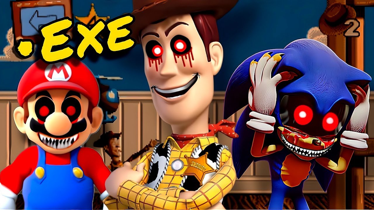 TOY STORY.EXE DESTRUYE TU INFANCIA (3 JUEGOS DE TERROR)