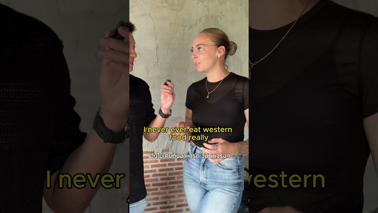 British lady who loves Thai food more than Western food! 