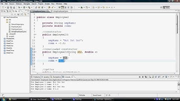 Java Tutorial: Overloaded Constructors