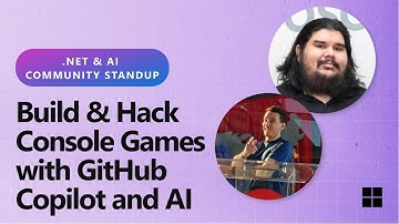 .NET AI Community Standup - Build & Hack Console Games with GitHub Copilot and AI