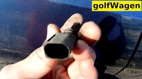 VW Golf 7 rear abs sensor replacement