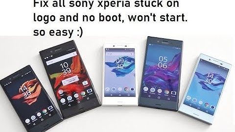 Fixed! repair all sony xperia phone boot loop, stuck on logo, won