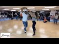 Ej santana and christina chauca  salsa dancing intermediate demonstration  santana dance