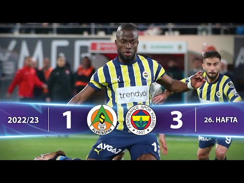 Corendon Alanyaspor (1-3) Fenerbahçe - Highlights/Özet | Spor Toto Süper Lig - 2022/23
