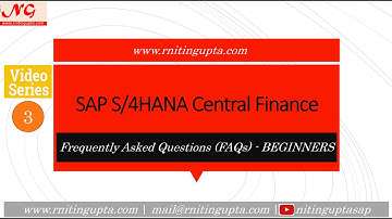 SAP Central Finance - Frequently Asked Questions - 3