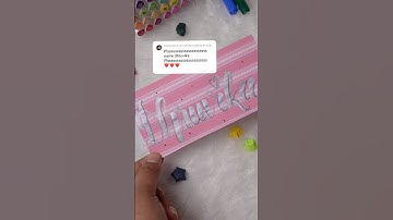 Love Dhruvika🩷 #방탄소년단 #shorts #bts #butter #btsarmy #ytshorts #art #brushpencalligraphy #trending